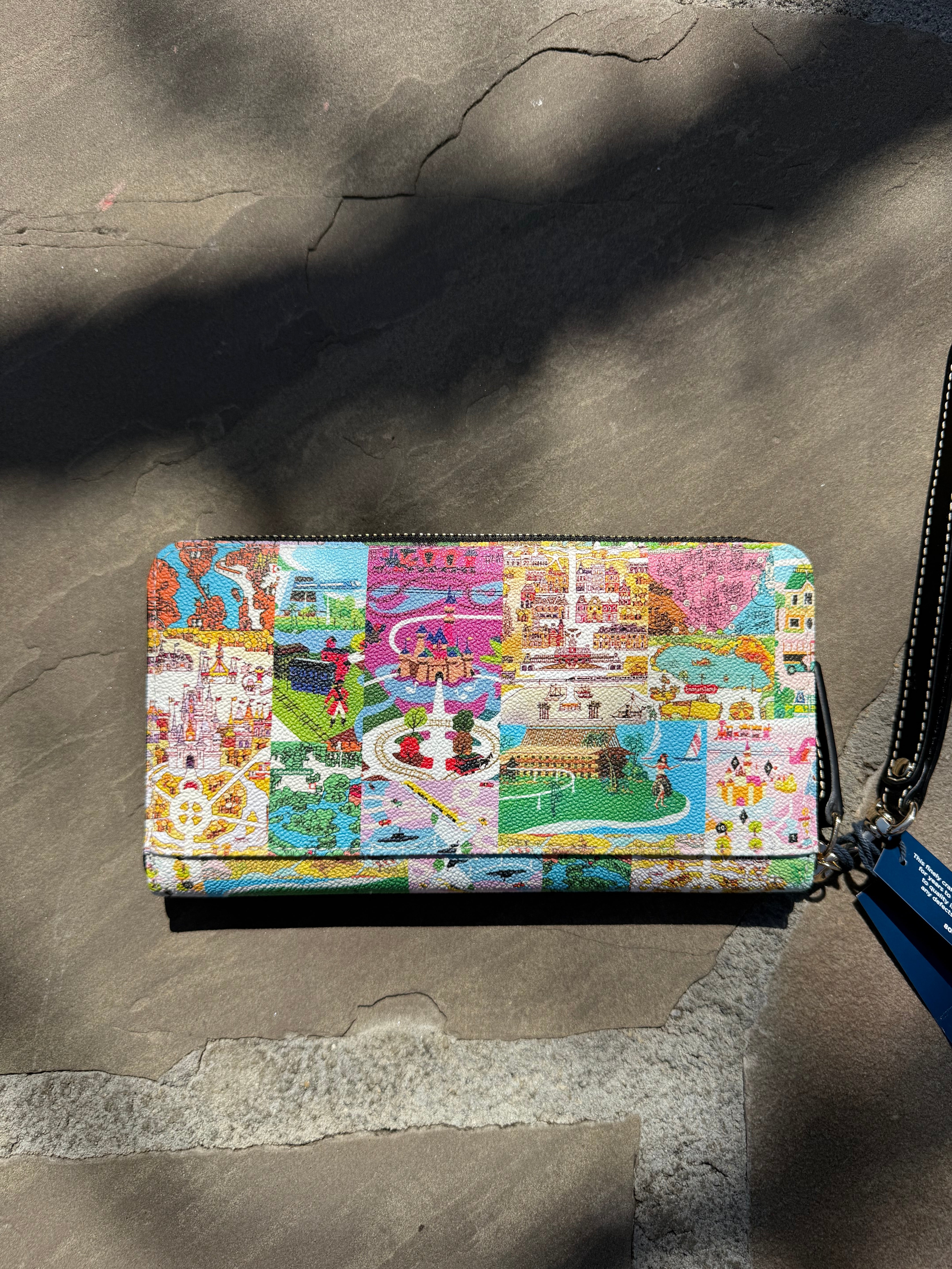 Disney Vintage Parks Map Wallet by Dooney and Bourke – Neverland Delivery