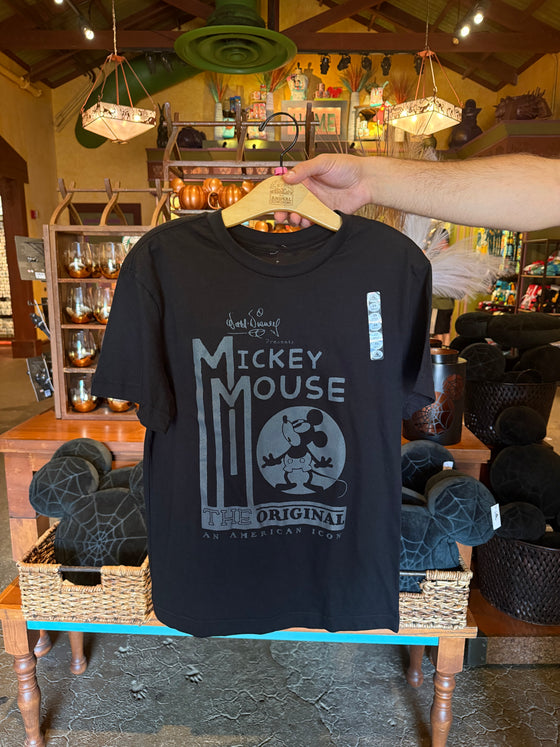 Mickey Mouse An American Icon Black Tee