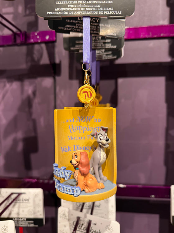 Lady and The Tramp 70th Anniversary Ornament