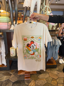 France Pavilion Mickey Baguette Tee