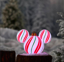  Medium Mickey Candy Cane Light Up Ornament