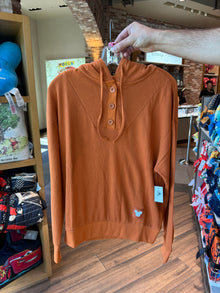  Orange Knit Hoodie