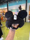 Mickey Ears Fluffy Black Beanie