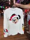Christmas Donald and Mickey Long Sleeve Tee