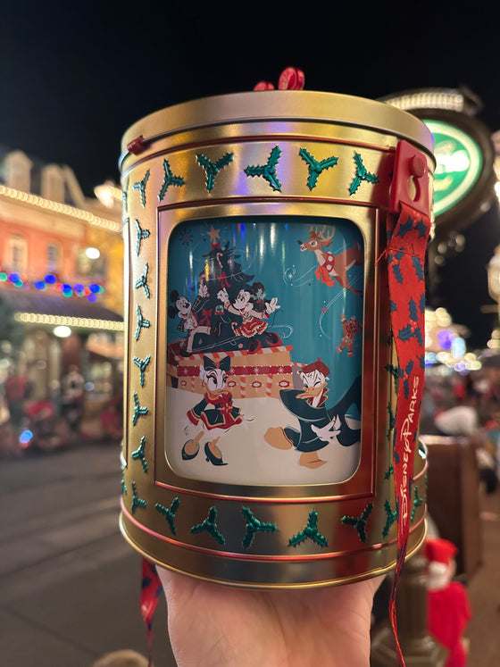 Christmas Musical Rotating Popcorn Bucket