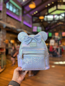  Blue Pearl Iridescent Backpack by Loungefly
