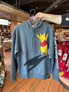  Halloween Pooh and Piglet Grey Hoodie