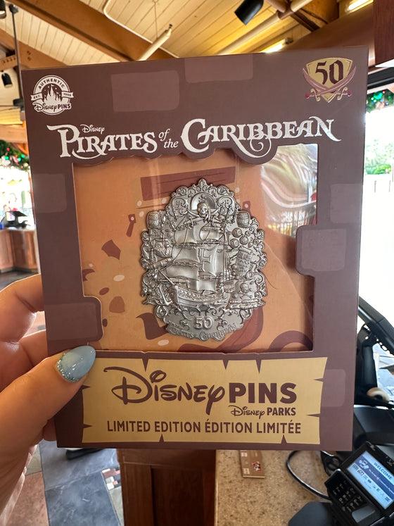 Pirates of the Caribbean 50th Anniversary Mini Jumbo Pin