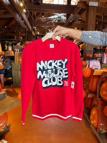  Mickey Mouse Club 70th Anniversary Red Pullover