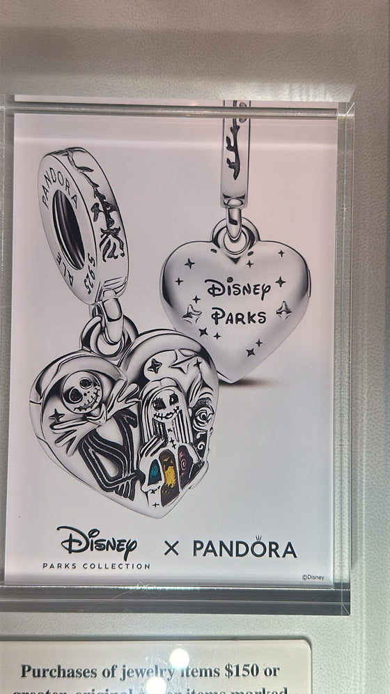 Jack and Sally Charm by Pandora