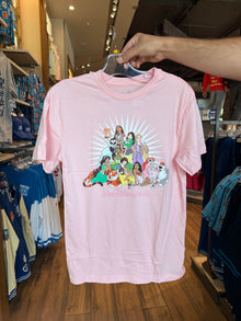  Disney Princesses and Sidekicks Pink tee