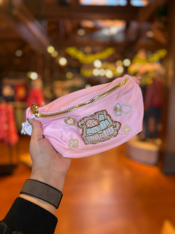 It’s a Small World Patch Pink Fanny Pack by Stoney Clover Lane