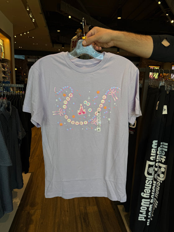 Walt Disney World Friendship Bracelet Purple Tee