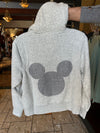 Mickey Rhinestone Zip Up Hoodie