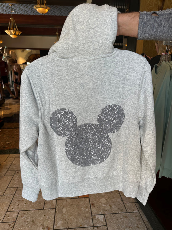 Mickey Rhinestone Zip Up Hoodie