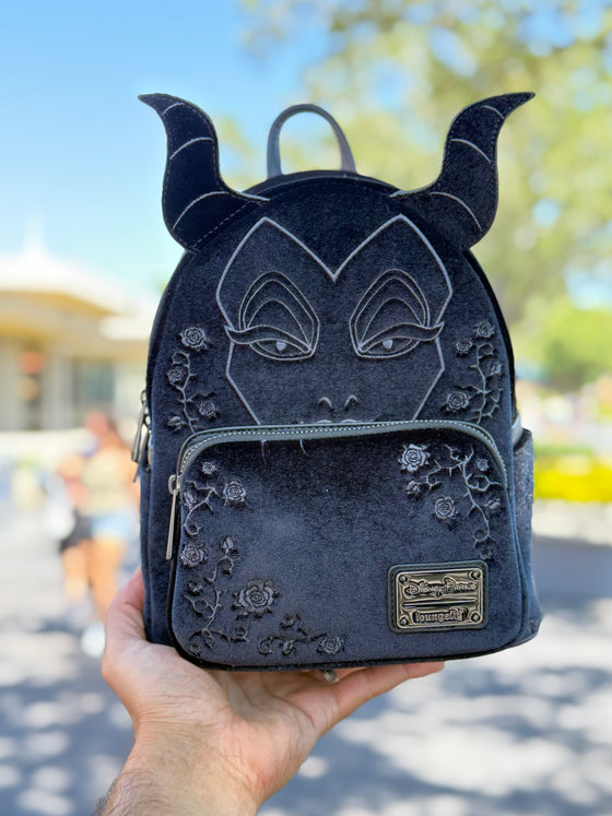 Maleficent Velvet Backpack by Loungefly