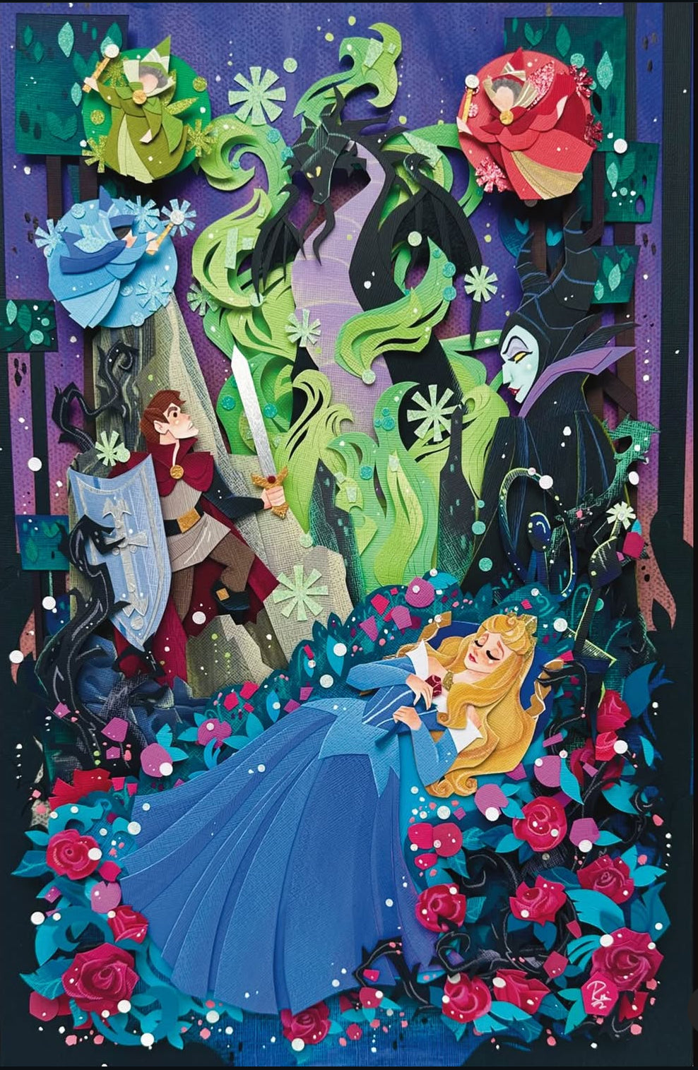 Awakening Sleeping Beauty Deluxe Print by Ryan Riller *PREORDER