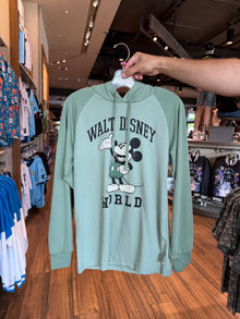  Walt Disney World Mickey Sage Light Weight Hoodie