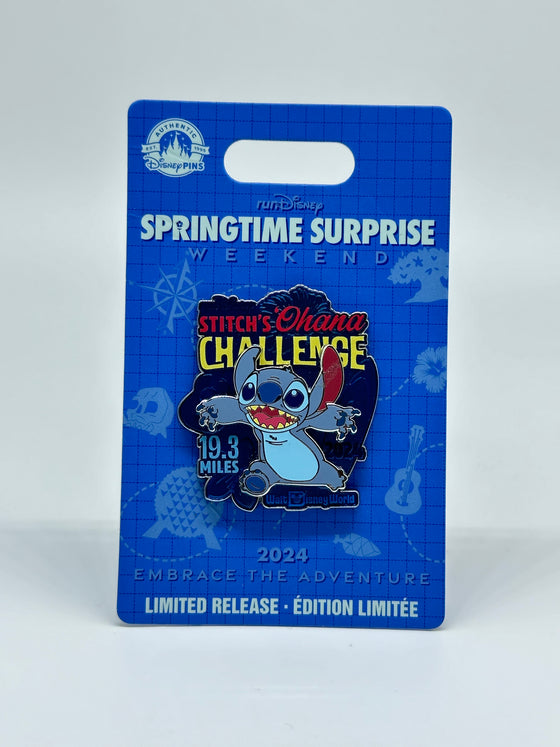 RunDisney Springtime Surprise Pin - Stitch