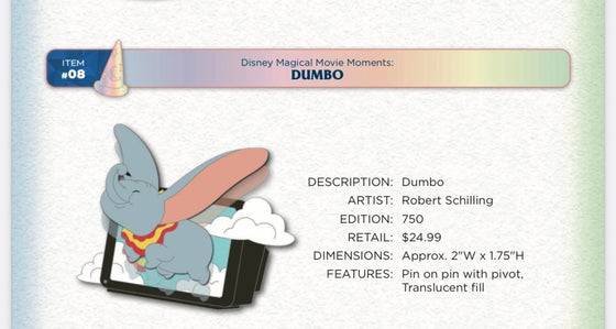 #8 Movie Moments: Dumbo Pin