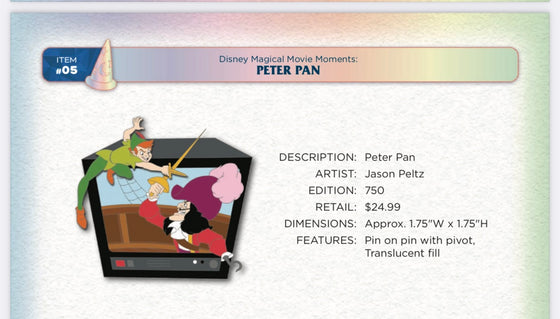 #5 Movie Moments: Peter Pan Pin