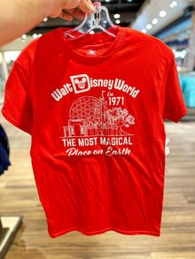  Most Magical Place Red Tee