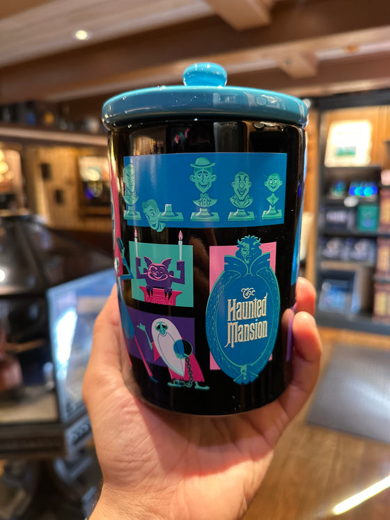 Haunted Mansion Ceramic Jar and Lid