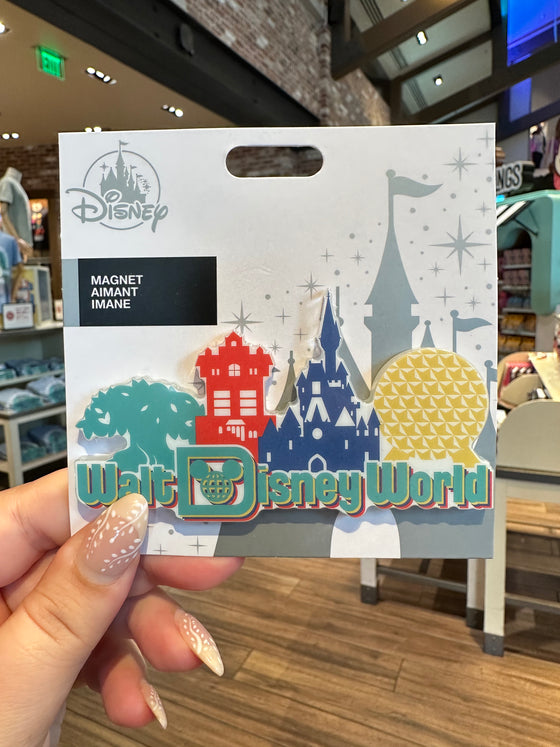 Walt Disney World Four Parks Icons Magnet