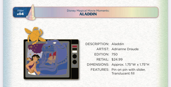 #4 Movie Moments: Aladdin Pin