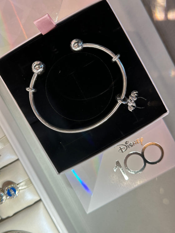 Disney 100 Platinum Celebration Bracelet and Charm Set by Pandora