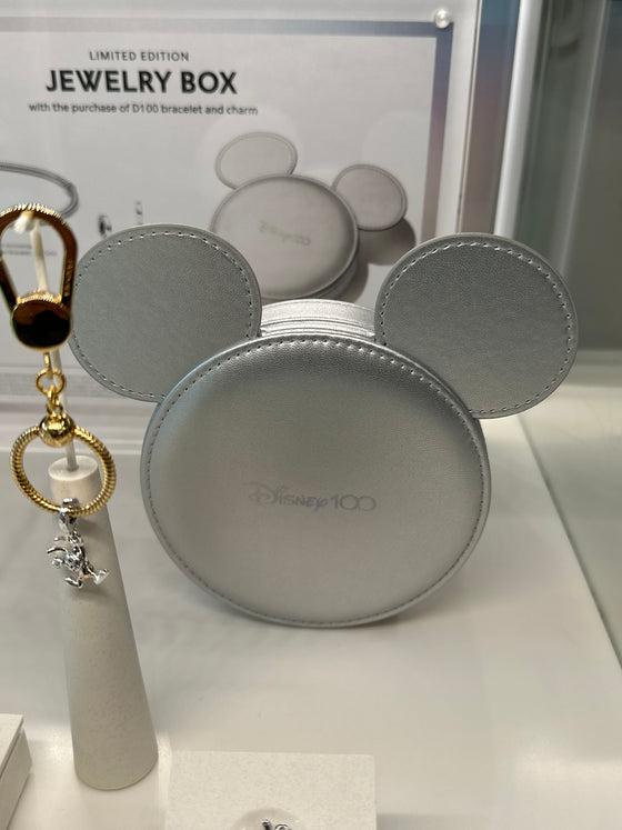 Disney 100 Platinum Celebration Bracelet and Charm Set by Pandora