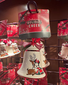  Mickey and Minnie Bell Ornament