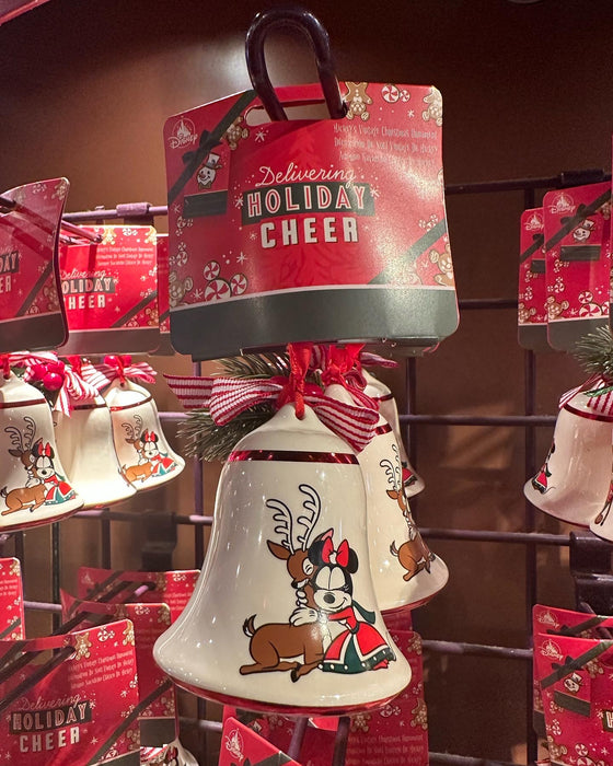 Mickey and Minnie Bell Ornament