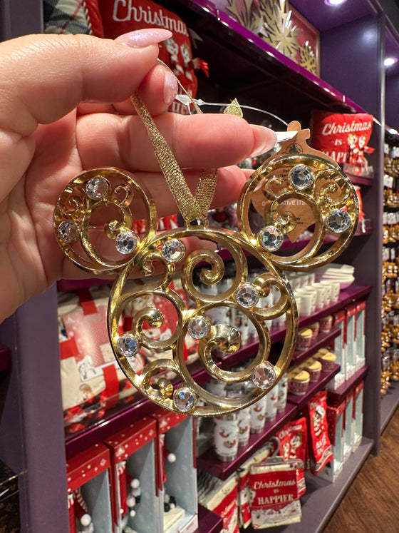 Mickey Swirls Ornament