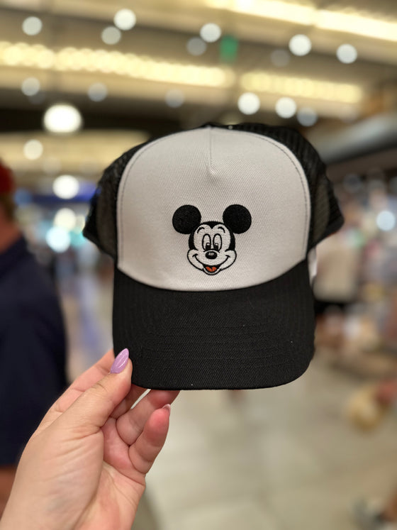 Black and White Mickey Hat