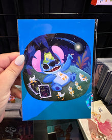  Stitch with Ducklings Postcard