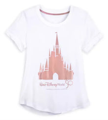  50th Anniversary Rose Gold Castle Women’s Tee