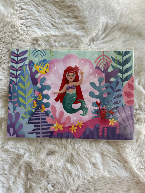 The Little Mermaid Postcard by Ann Shien